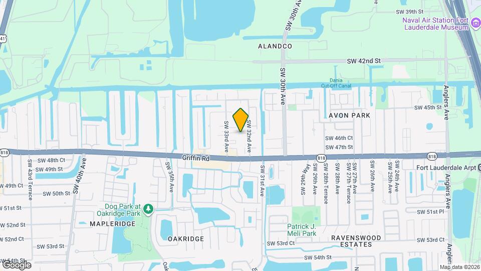 4655 SW 32nd Ave Map and Location Details