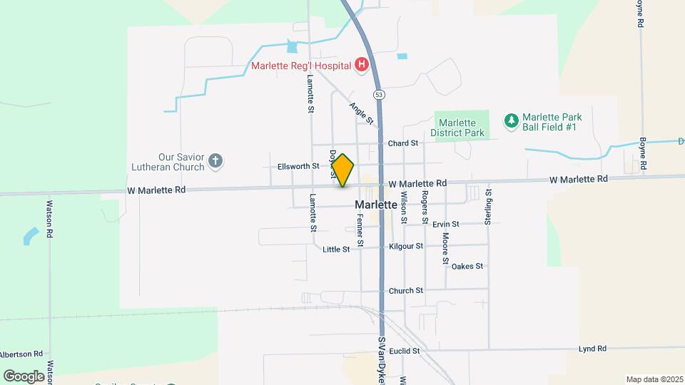 6535 Marlette Rd Map and Location Details