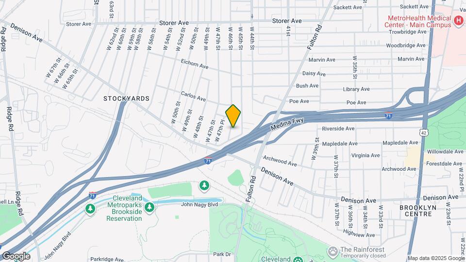 3641 W 46th St Map and Location Details