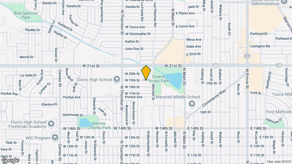 517 W 19th St Map and Location Details