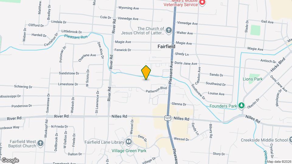 Fairfield Village Senior Apartments Map and Location Details