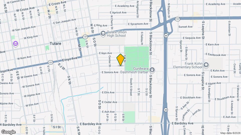 785 E Ventura Ave Map and Location Details