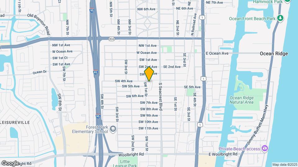 608 SW 1st St Map and Location Details