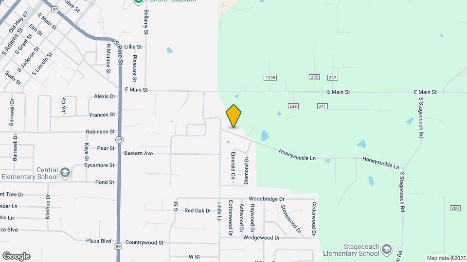 423 Honeysuckle Ln Mapa y Detalles de la Ubicación
