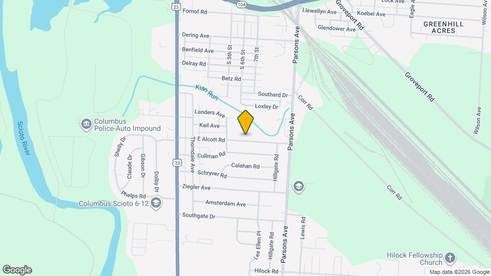 212 E Alcott Rd Map and Location Details