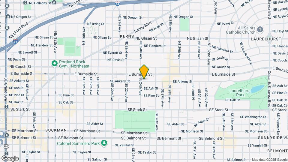 2417 SE Ankeny St Mapa y Detalles de la Ubicación