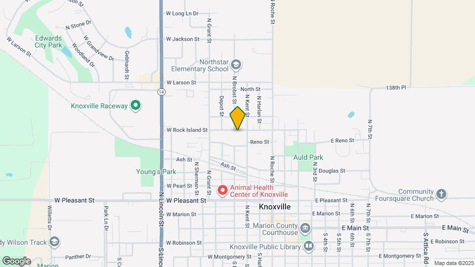 414 W Rock Island St Map and Location Details