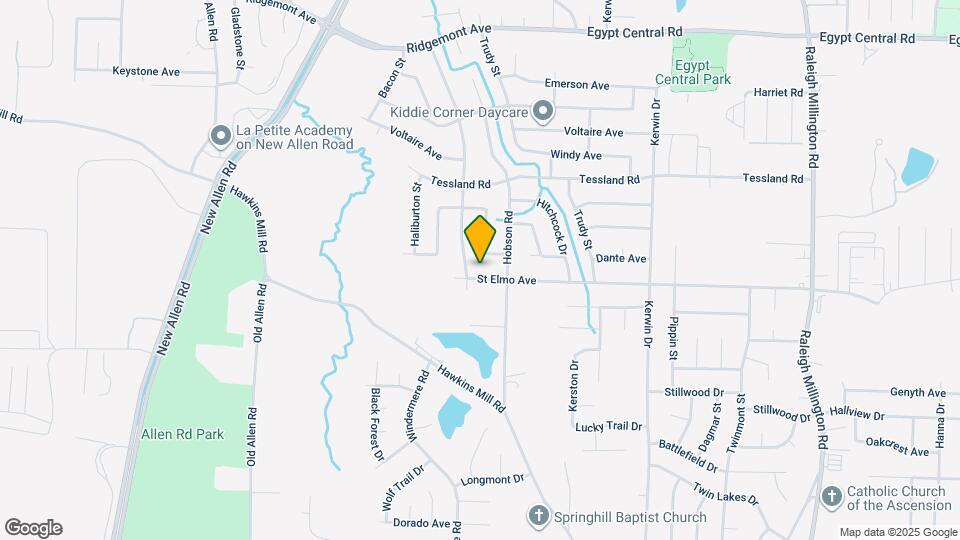3708 St Elmo Ave Map and Location Details