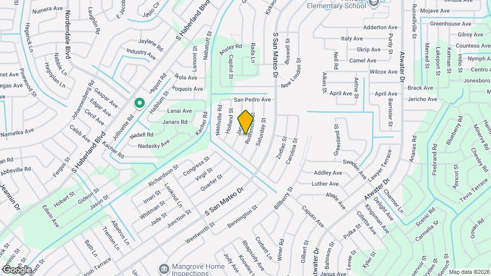 2511 Rushmore St Map and Location Details