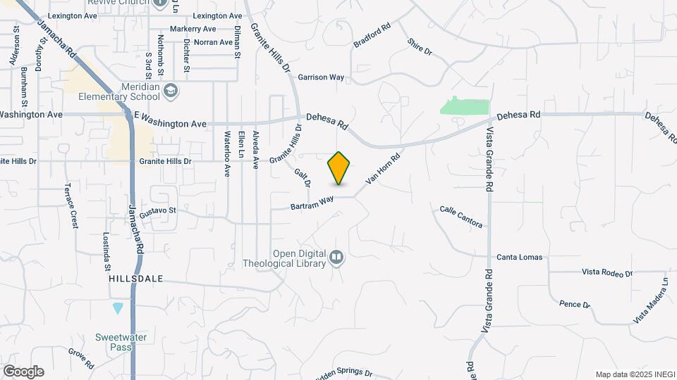 1658 Bartram Way Map and Location Details