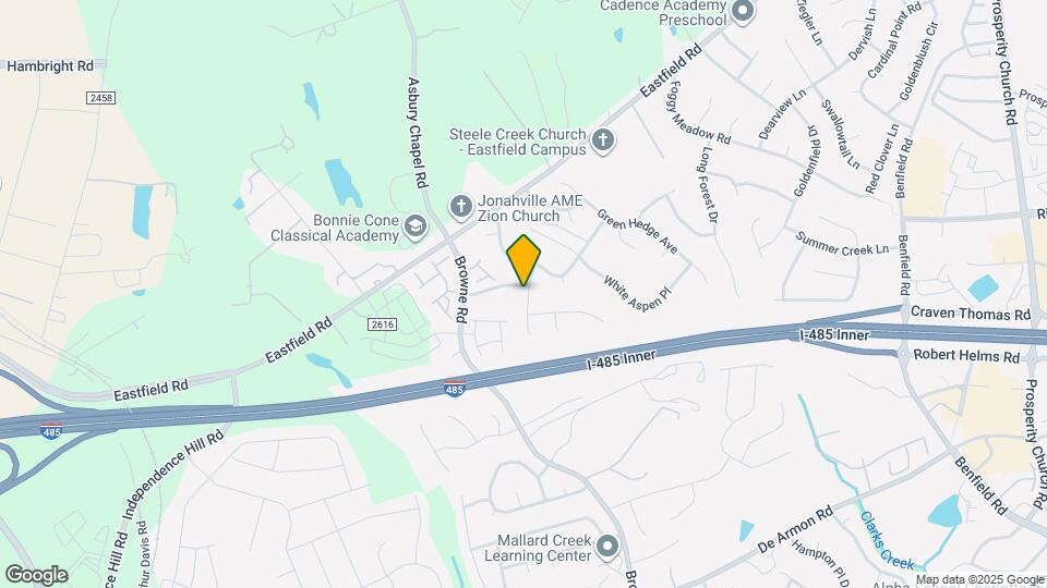 10405 Yellow Rose Ln Map and Location Details