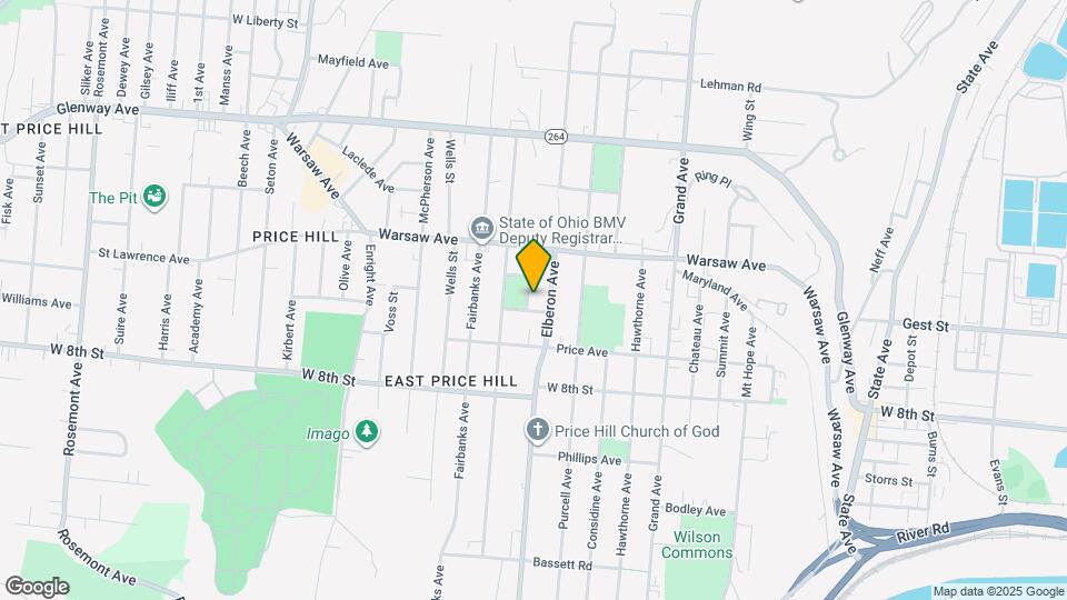 942 Mansion Ave Map and Location Details