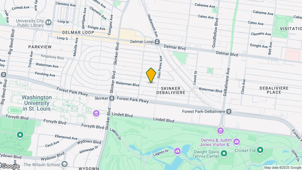 6023 Waterman Blvd, Unit 1E Map and Location Details
