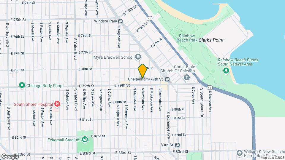 7843 S Burnham Ave, Unit 2 Map and Location Details