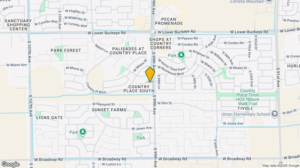 9907 West Riverside Avenue Map and Location Details