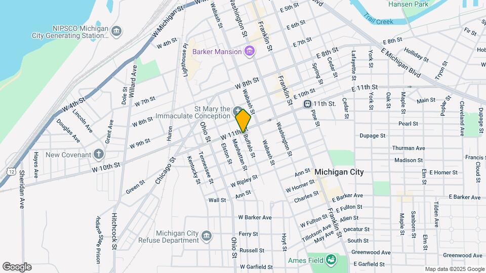 1109 Buffalo St Map and Location Details