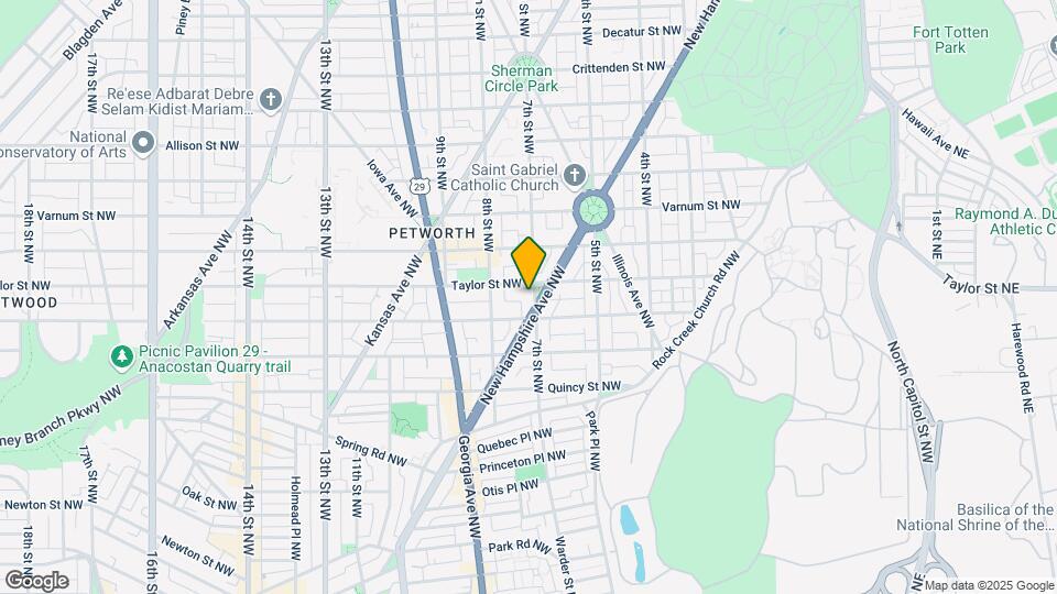4012 7th St NW Map and Location Details