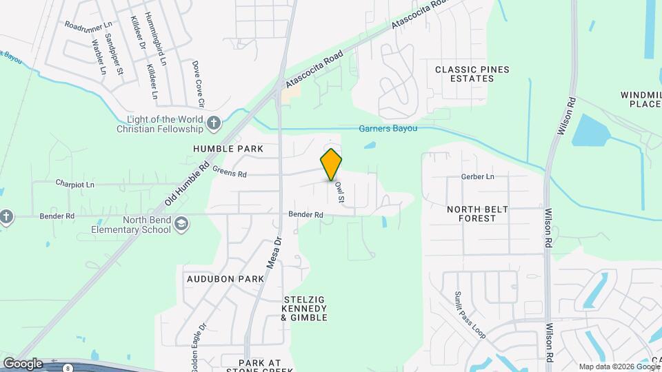 8222 Eastern Bluebird Dr Map and Location Details