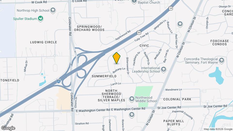 6510 Meadow Wood Pl Map and Location Details