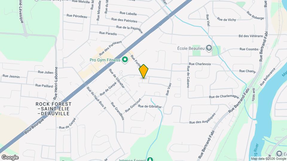 4773 George-V Rue Map and Location Details