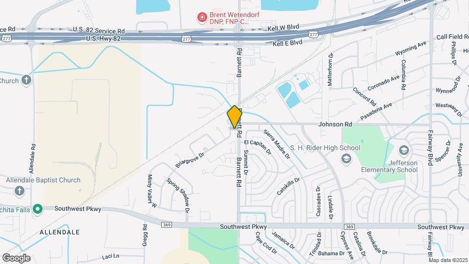 5519 Briargrove Dr Map and Location Details