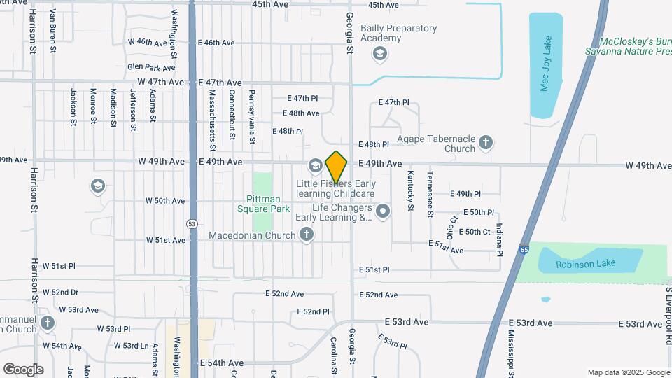 4967 Carolina St Map and Location Details