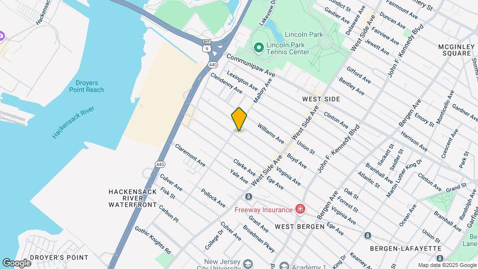 344 Virginia Ave, Unit 2F Map and Location Details