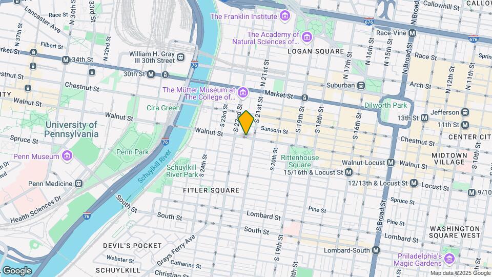 2110 Walnut St Map and Location Details