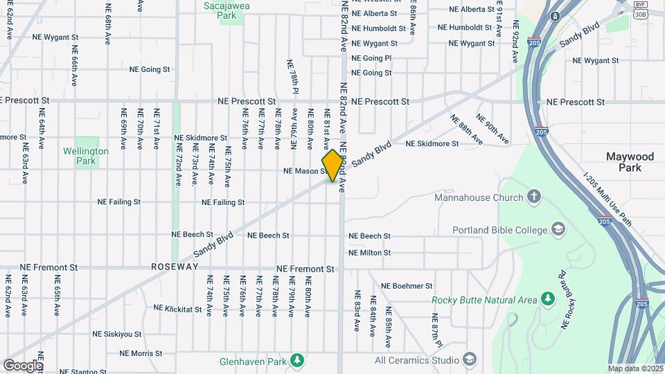 4020 NE 81st Ave Map and Location Details