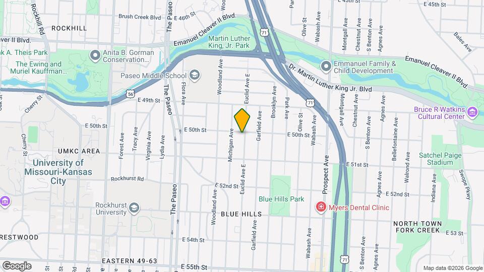 5002 Euclid Ave E Map and Location Details
