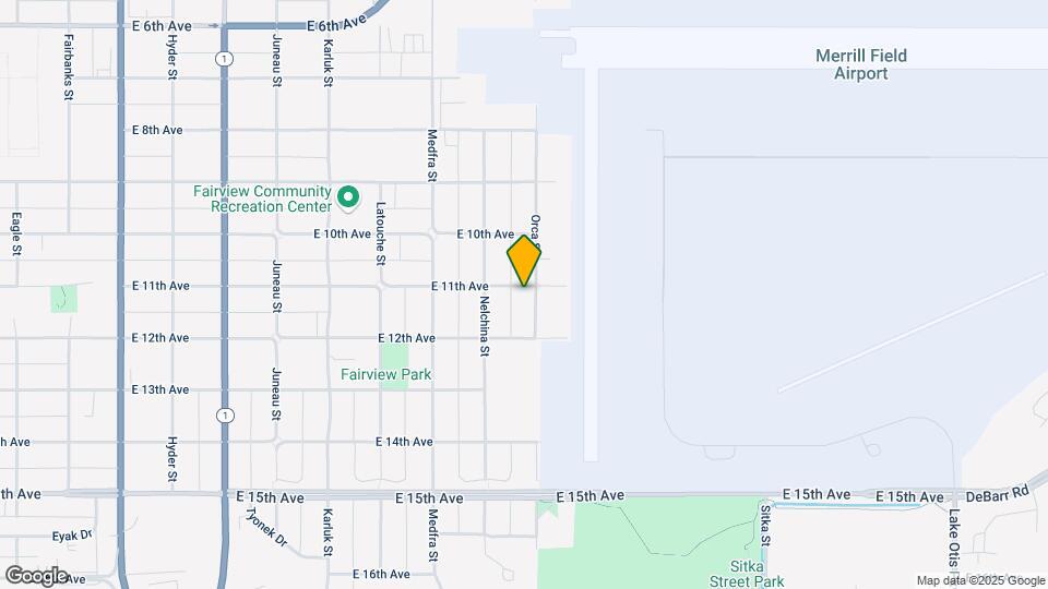 1436 E 11th Ave Map and Location Details