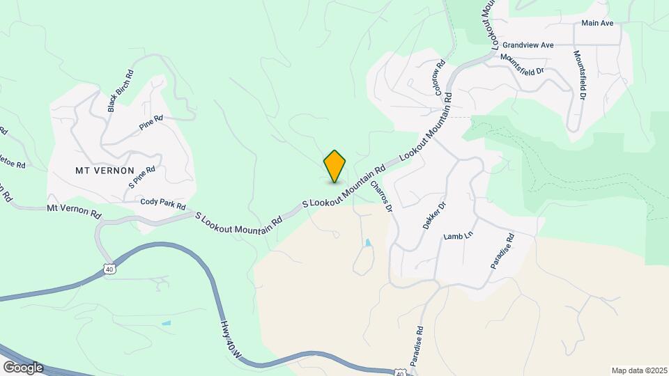 117 S Lookout Mountain Rd Map and Location Details