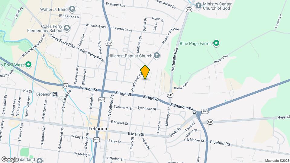 506 Highland Ct Map and Location Details