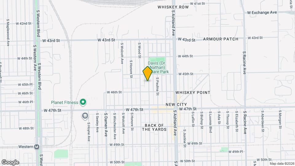 4528 S Hermitage Ave Map and Location Details