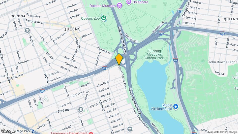 61-20 Grand Central Pkwy Map and Location Details