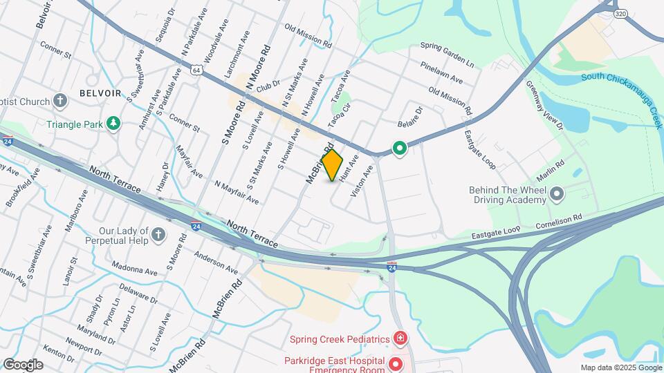 105 Hunt Ave Map and Location Details