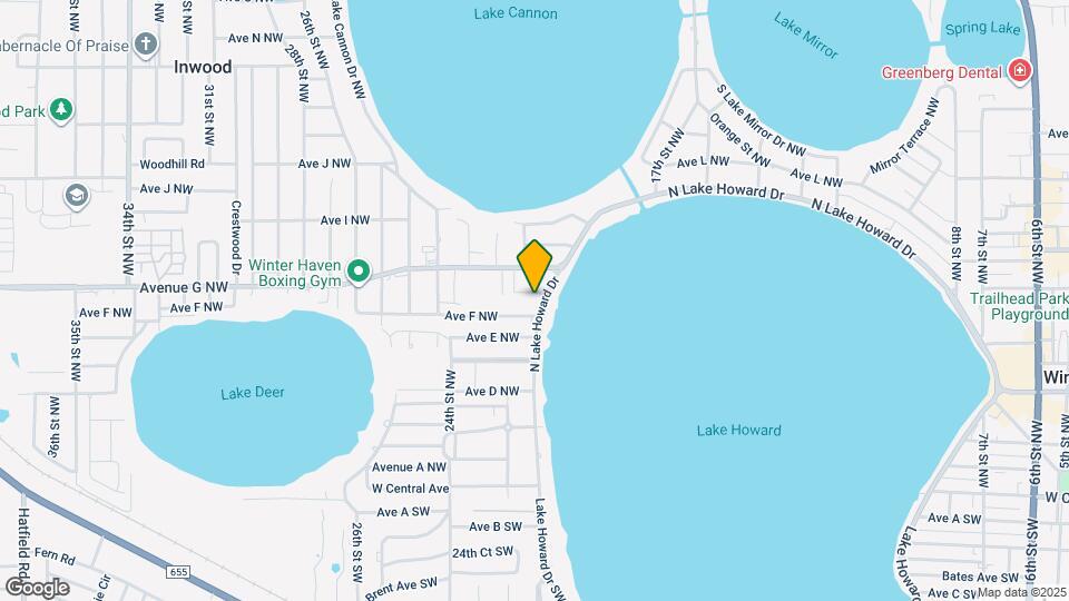 689 N Lake Howard Dr Map and Location Details