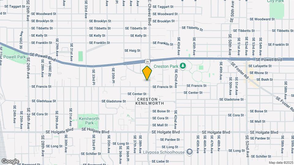 3803 SE 39th Ave Map and Location Details