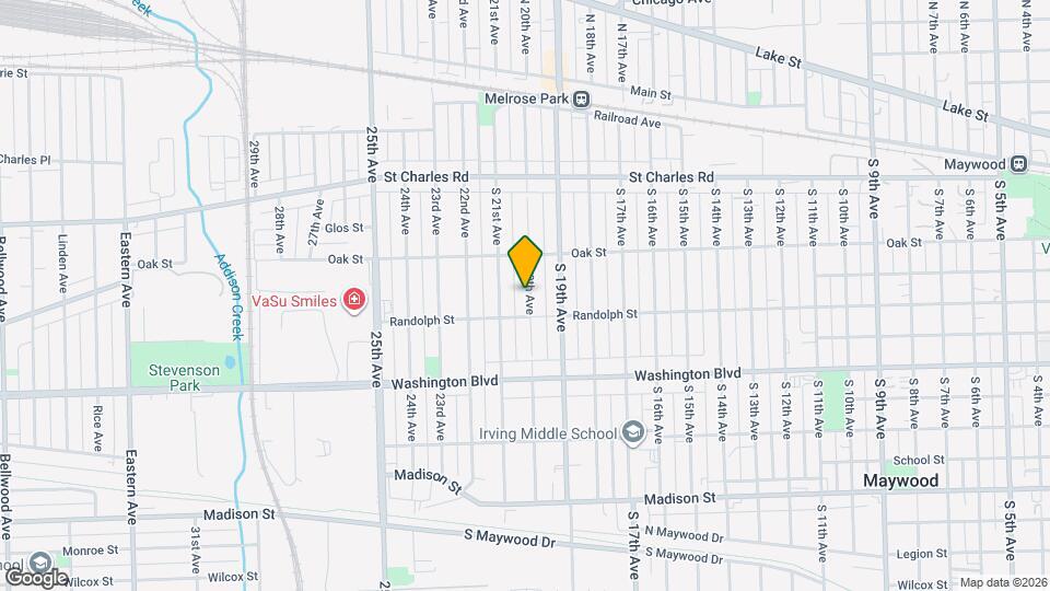 232 S 20th Ave Mapa y Detalles de la Ubicación