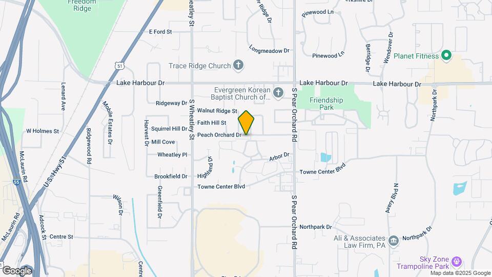 Peach Orchard Townhomes Map and Location Details