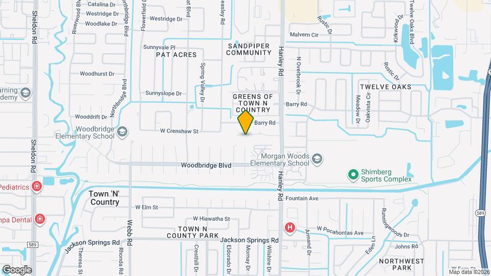 7708 Palmbrook Dr Map and Location Details