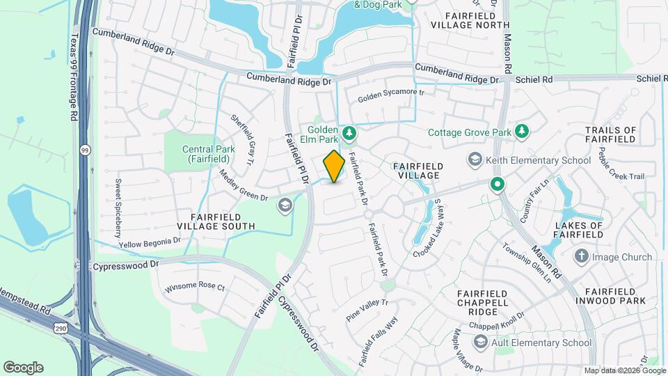 15318 Bent Twig Way Map and Location Details