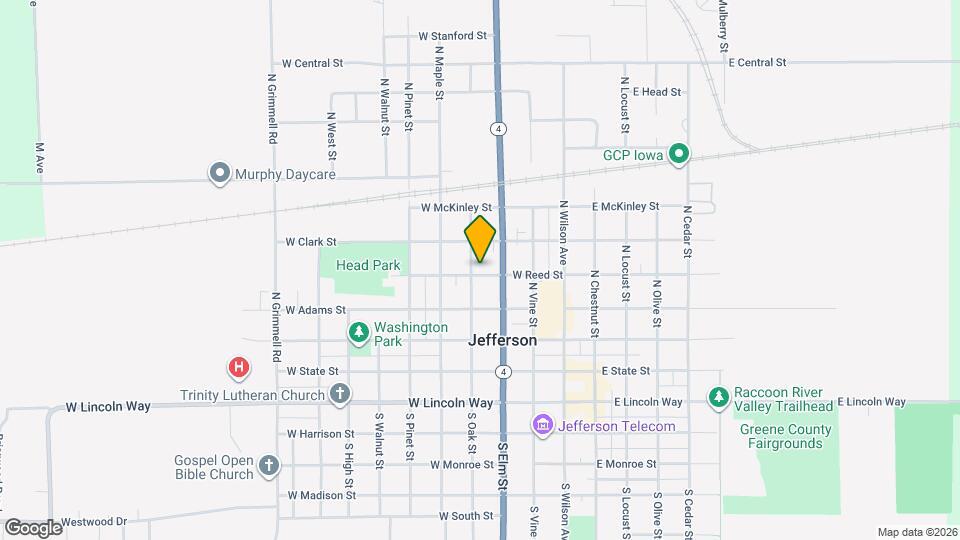 306 W Reed St Map and Location Details