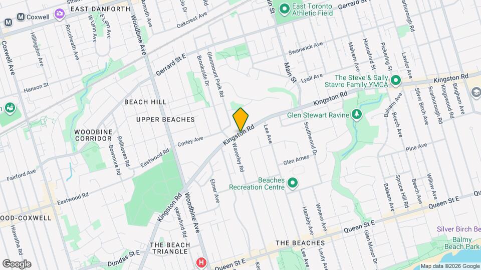 485 Kingston Rd Map and Location Details