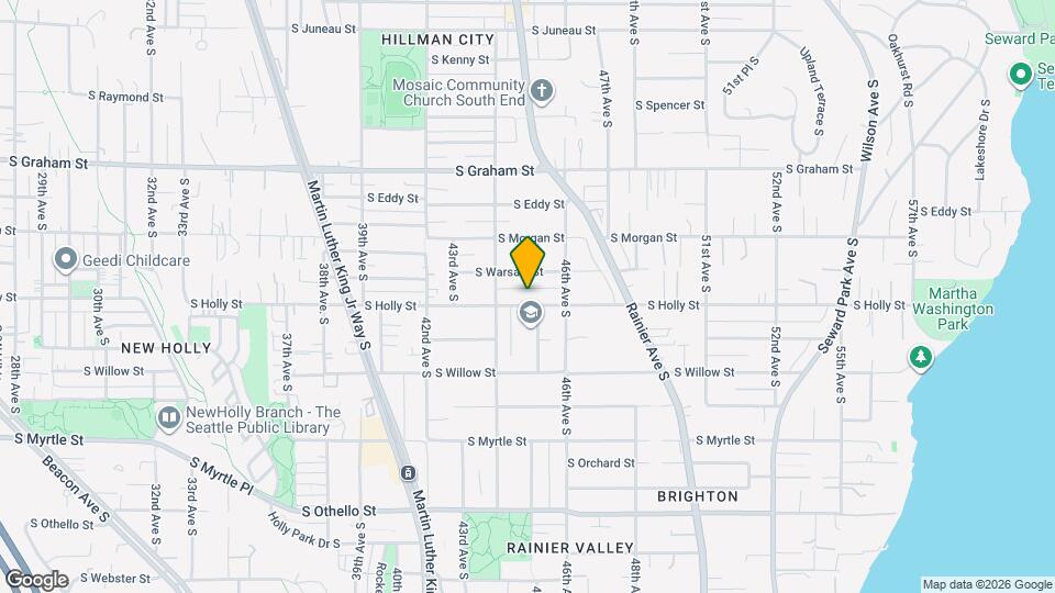 4424 S Holly St Map and Location Details