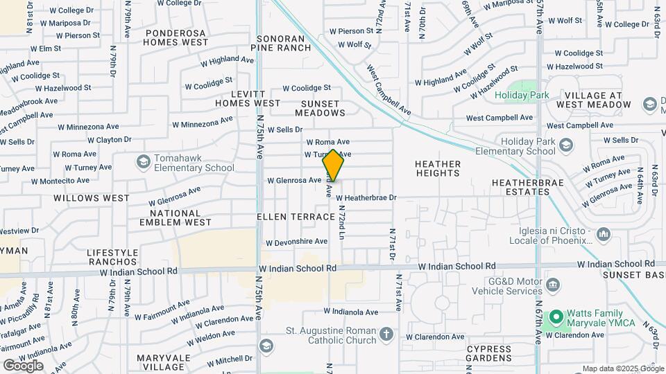 4317 N 73rd Ave Map and Location Details