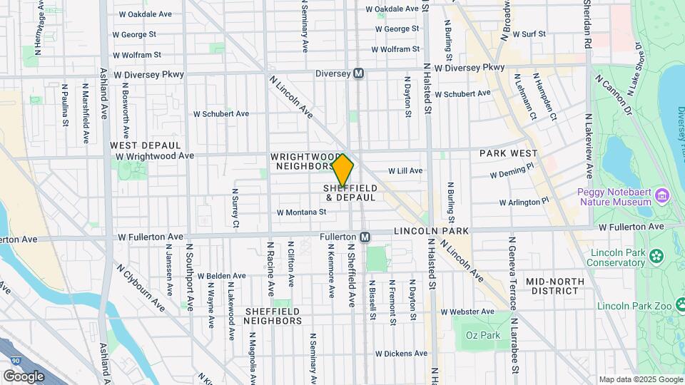 1010 W Altgeld St Map and Location Details