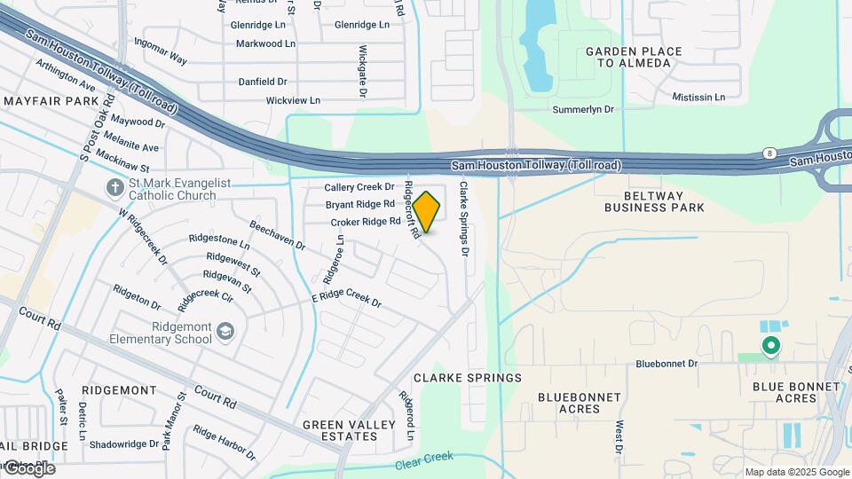 15823 Ridgecroft Rd Mapa y Detalles de la Ubicación