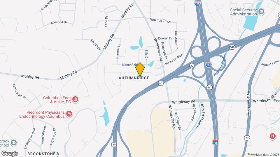 1441 Foxcroft Loop Map and Location Details
