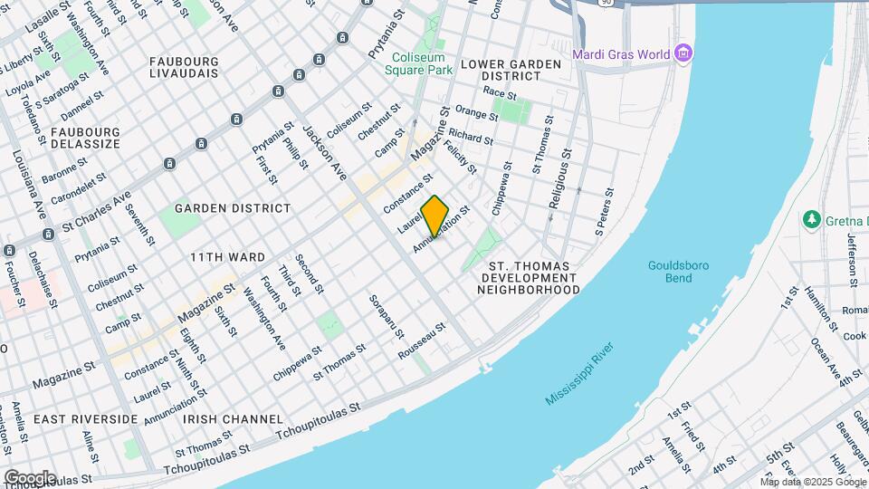 743 Josephine Dr Mapa y Detalles de la Ubicación